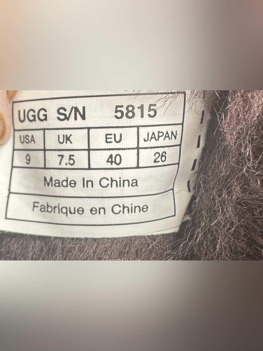 UGG Australia Classic Tall Boots – Women’s Size 9 (EU 40) – Chocolate 5815 - Picture 9 of 10